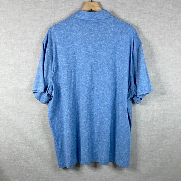 NWT G.H. Bass & Co. Men's Performance Short Sleeve Polo in Blue Size XXL - Picture 6 of 8